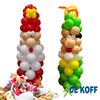 Ballonnenpilaar sinterklaas en piet