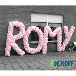 Letter van ballonnen