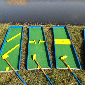 Boeren minigolf per baan