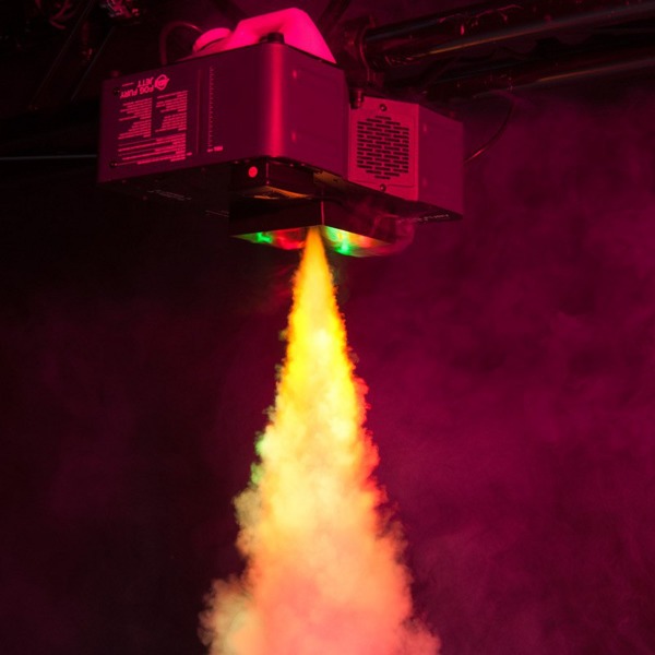Rookmachine fog jet met led